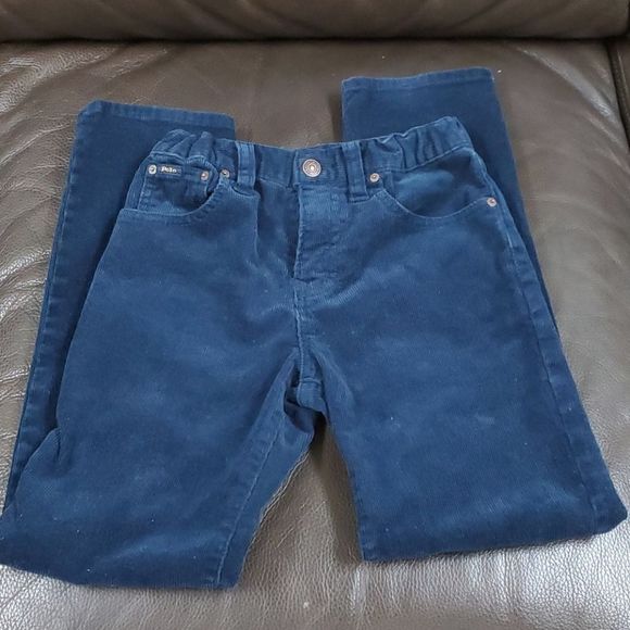 Boys Polo Ralph Lauren thin corduroy pants navy 7 * - Picture 2 of 5